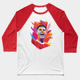 Cristiano Ronaldo Pop Art WPAP #1 Baseball T-Shirt